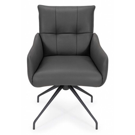 Hjort Knudsen Fredericia spisebordsstol ægte læder