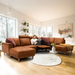 Hjort Knudsen Ballerup hjørnesofa med venstrevendt chaiselong