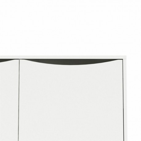 SKAGEN SKÆNK 2 LÅGER + 3 SKUFFER - GRÅ / HVID