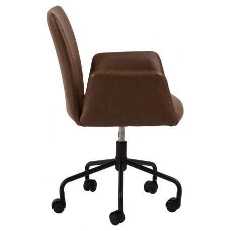 Naya skrivebordsstol retro cognac
