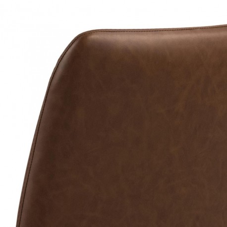 Naya skrivebordsstol retro cognac