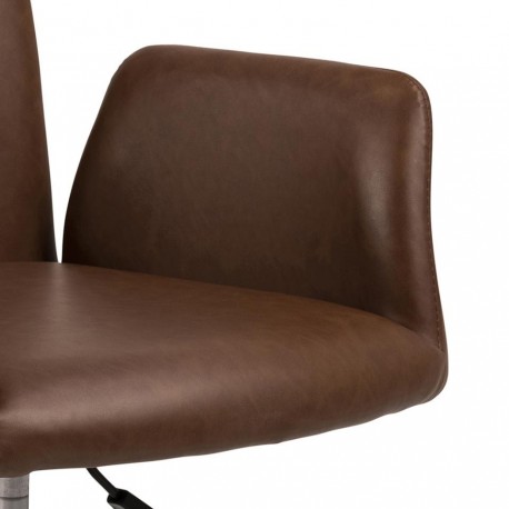 Naya skrivebordsstol retro cognac