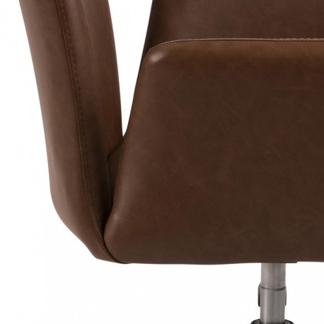 Naya skrivebordsstol retro cognac