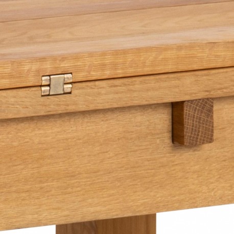 Kenley klapspisebord i olieret eg – 45/90 × 100 cm