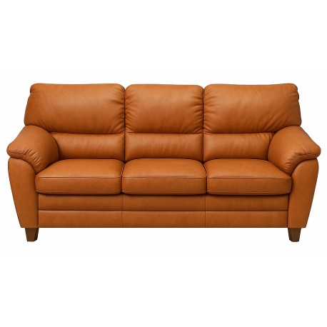 Hjort Knudsen Tilst 3 pers sofa Semianilin læder