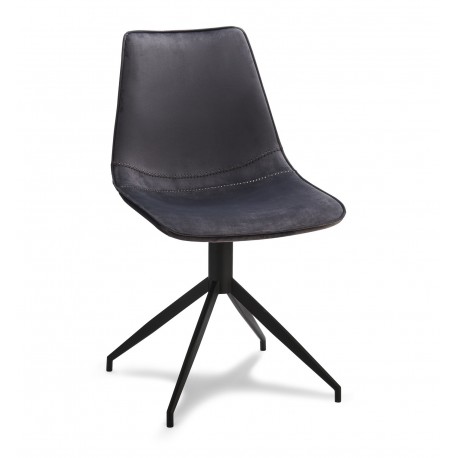 Isabel Spisestuestol grå velour