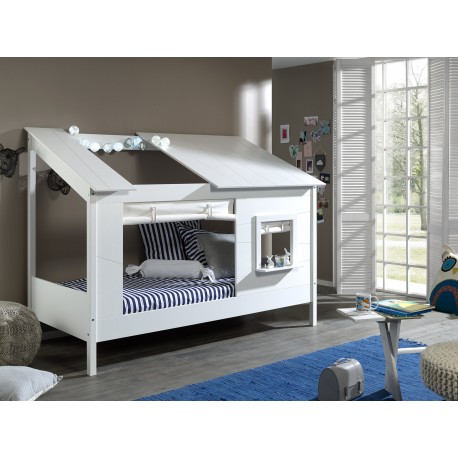 Sengeforhæng til husseng HB902614 – hvid bomuld