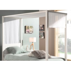 Himmelseng tekstilsæt – hvid (Pino, 90 cm)