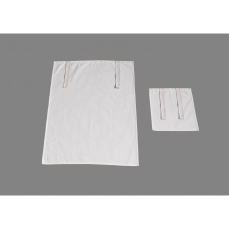 Sengetæppe/forhæng til halvhøj seng – Noah Tekstil, beige