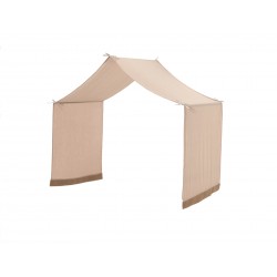 Sengehimmel/tekstil til husseng FORREST – brun, 100 % bomuld