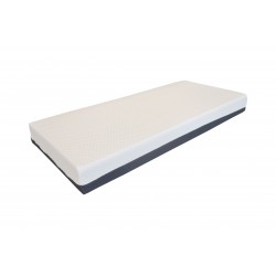 Madras 90 × 200 x 19cm– Premium hvid med pocketfjedre og vaskbart betræk