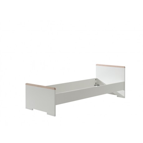 Enkeltseng 90x200 – London, hvid