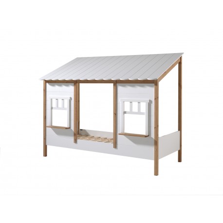 Juniorseng husform 90 x 200 cm – hvid