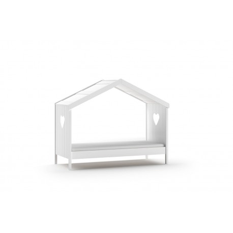 Seng til børn – Amori husseng 90 x 200 cm, hvid