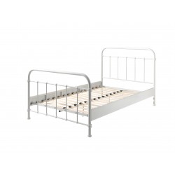Sengeramme metal 120 x 200 – New York, hvid