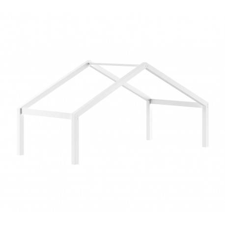 Husseng i bøg 90 x 200 cm – Forrest, hvid