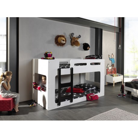 Køjeseng 90 x 200 cm – Luca – Hvid