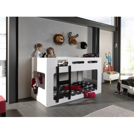 Køjeseng 90 x 200 cm – Luca – Hvid