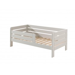 Børneseng 70 x 140 cm – hvid junior/toddler seng i massivt fyr