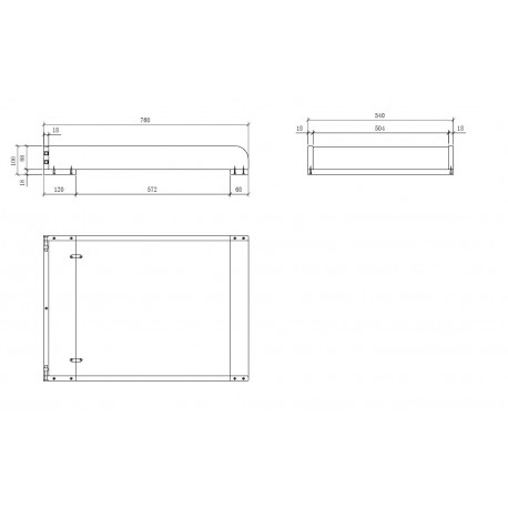 Pusleenhed til kommode – Erik, hvid