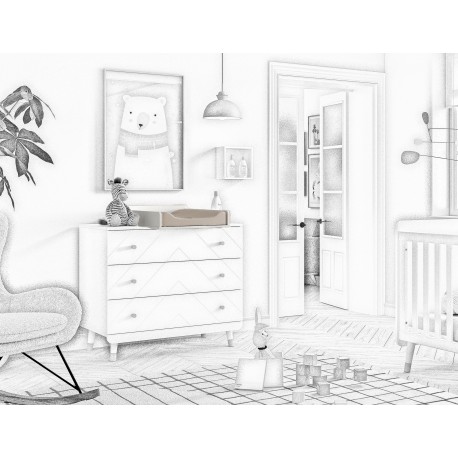 Pusleenhed til kommode – Billy, hvid