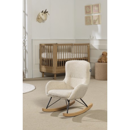 Gyngestol til børn – Rocky Mini Teddy, beige