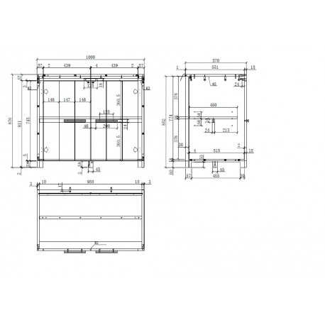Babyværelse sæt 3-dele – Erik, hvid