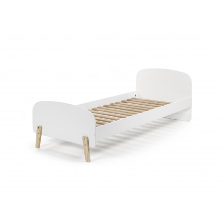 Børneseng med skuffe 90 x 200 cm – Kiddy, hvid
