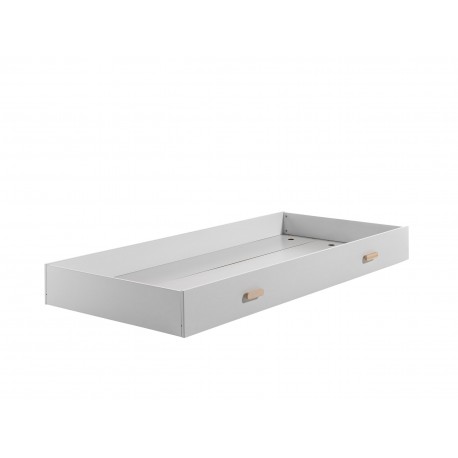 Børneseng med skuffe 90 x 200 cm – Kiddy, hvid