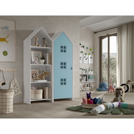 Børneskab sæt med hylder – Casami Bruges, flerfarvet