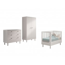 Babymøbler sæt Forrest Beech 60 × 120 cm – hvid