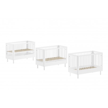 Babyværelse sæt i bøg – Forrest Beech 60 × 120 cm, hvid