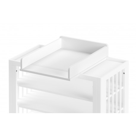 Puslebord med pusletop Forrest Beech – hvidlakeret bøg