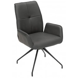 Hjort Knudsen Odense spisebordsstol - Ægte læder