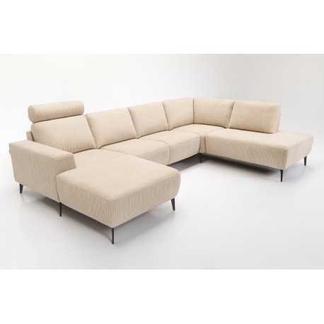 Copenhagen Hjørnesofa med chaiselong Venstrevendt - Fløjl