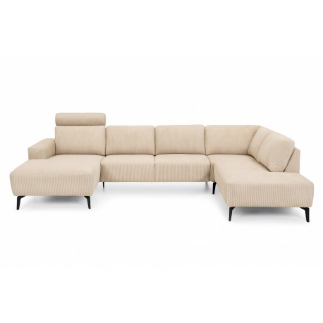 Copenhagen Hjørnesofa med chaiselong Venstrevendt - Fløjl