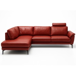 Hjort Knudsen Ballerup læder hjørnesofa - Venstrevendt