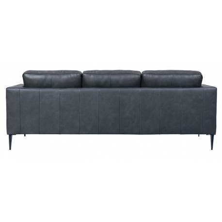 Valencia 3 pers. sofa læder Sort