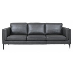 Valencia 3 pers. sofa læder Sort