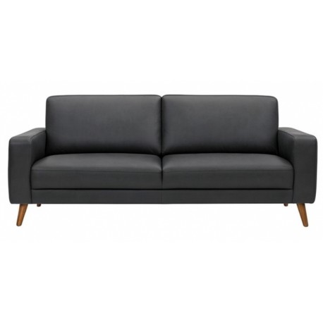 Hjort Knudsen Hvidovre 2 personers lædersofa