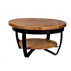 IronWood sofabord Ranger II - sort 70 cm OUTLET