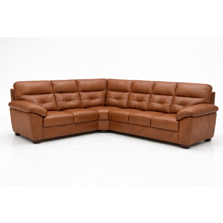 Hjort Knudsen Dalby læder XL hjørnesofa