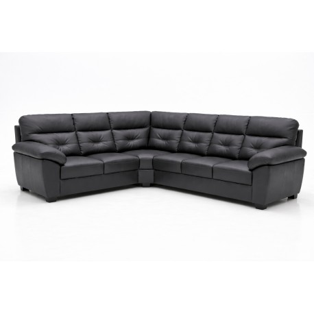 Hjort Knudsen Dalby læder XL hjørnesofa