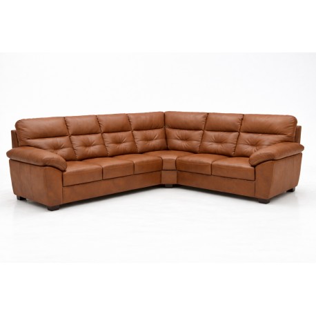 Hjort Knudsen Dalby læder XL hjørnesofa