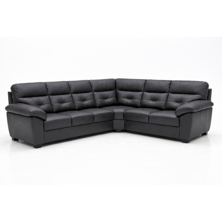 Hjort Knudsen Dalby læder XL hjørnesofa