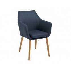 Nora armstol - Blå/Olieret