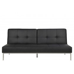 Perugia sovesofa - Sort tekstillæder