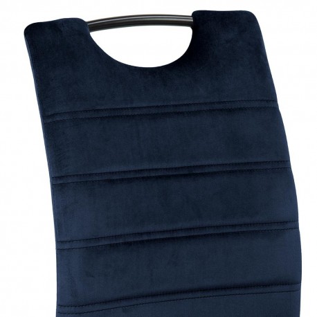 Dia spisebordsstol blå Velour