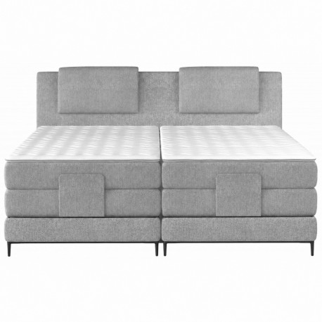 Nordica Elevationsseng 180x200 grå stof