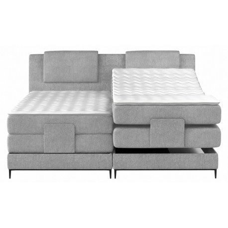 Nordica Elevationsseng 180x200 grå stof